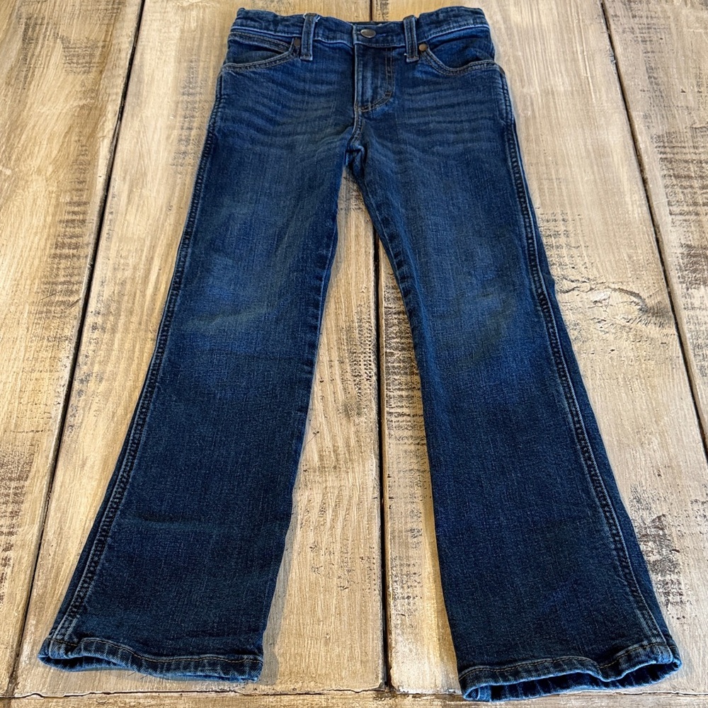 Wrangler Kids Dark Blue boot Slim Jeans